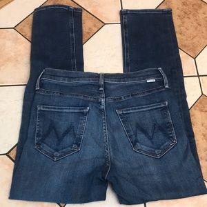 Mother The Mid Rise Dazzler Ankle sweet and sassy denim jeans size 27